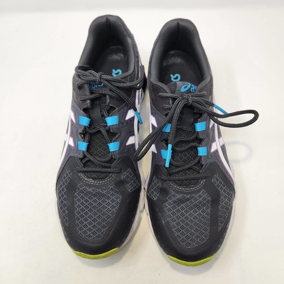 Asics Womens Gel Quantum 180 5 Running Walking Shoes Size 8 Gray Purple 1202A83 - Picture 2 of 9